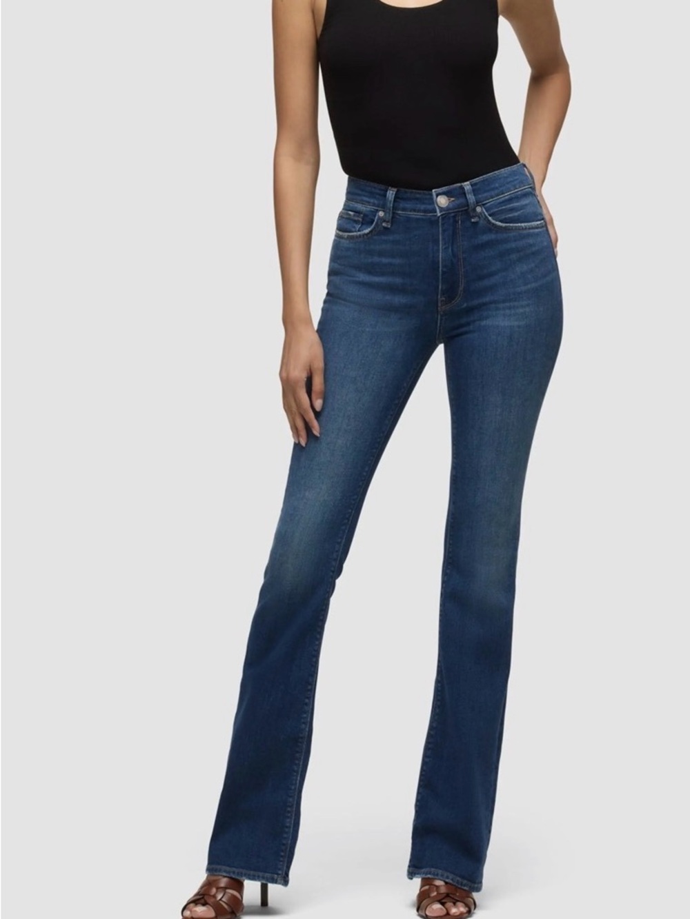 Hudson Jeans Barbara Women's Bootcut Jeans in Dark Blue Wash
